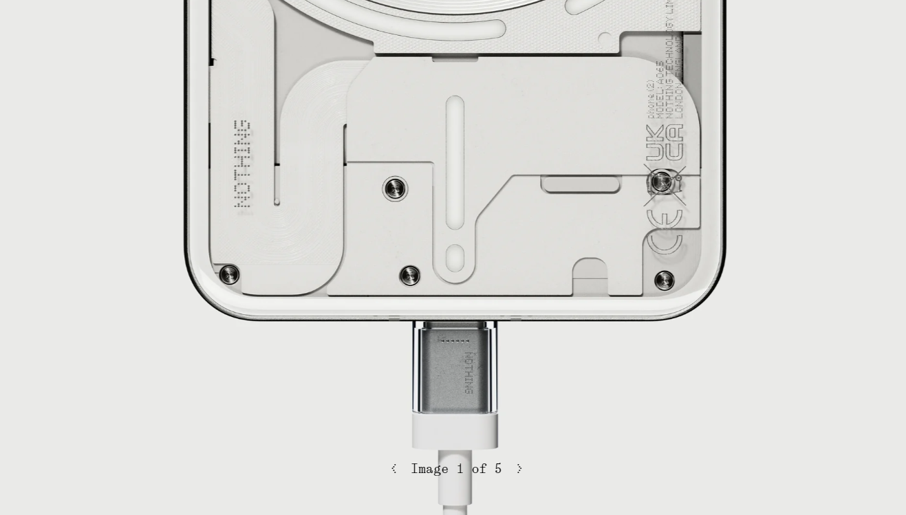 Nothing Phone (2) 手机配件价6686体育格公布透明接口数据线 美元起(图2)